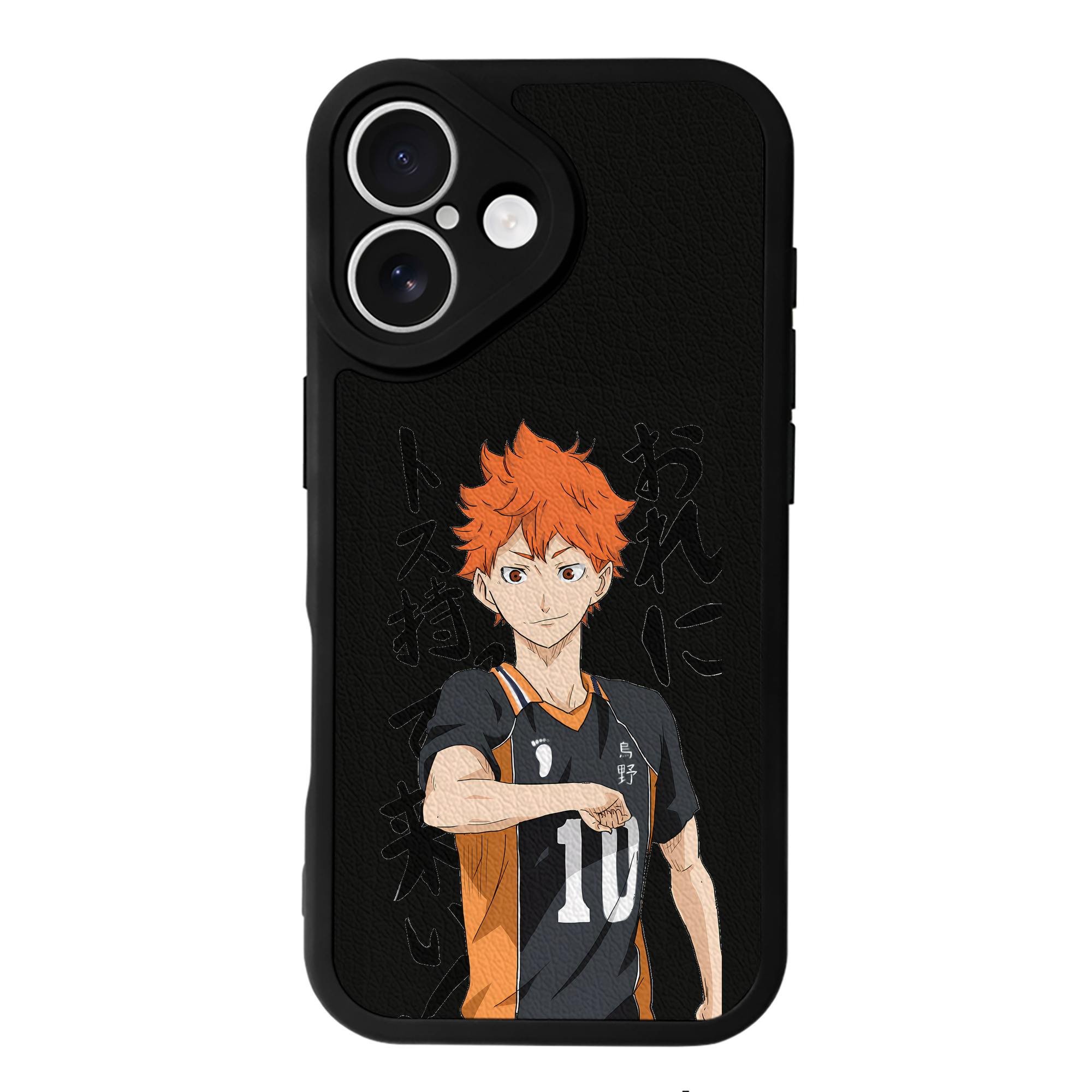 （画像用） ハイキュー!! Haikyu!! 【iPhone 16シリーズ対応】シリコンスマホケース（レザー調） 材質：シリコン
